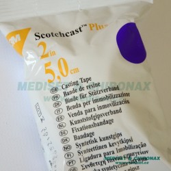 3M™ Scotchcast™ Plus - 82002B - modrý - 5,0 cm x 3,6 m - Lehká sádra tuhá (rigidní)