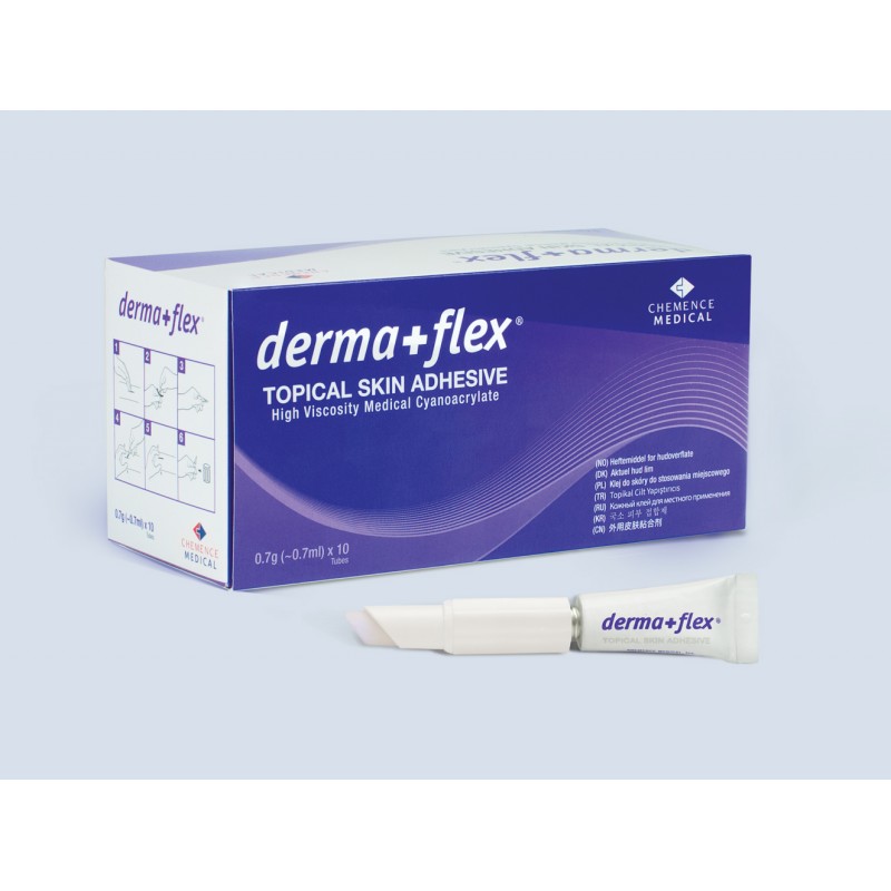 Derma-Flex® - vysoce viskózní lepidlo - 0,7ml - balení 10 ks